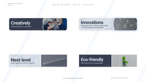 Photo of Business Info Cards (MoGRT) – Videohive 57922044