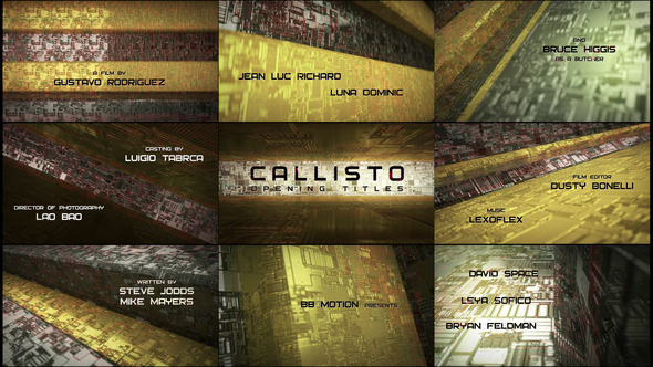 Photo of Callisto – Opening Titles – Videohive 40168915