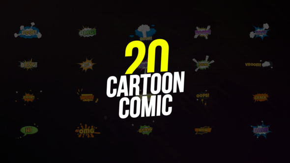 Photo of Cartoon Comic Titles | Premiere Pro – Videohive 58032347