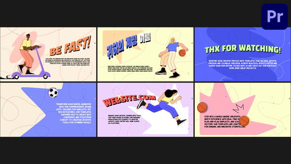 Photo of Cartoon Sport Slides for Premiere Pro – Videohive 57932531