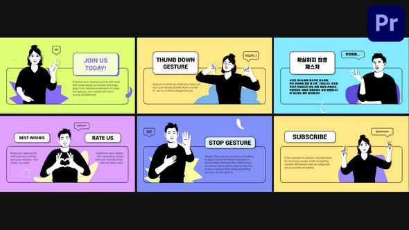 Photo of Character Gestures Slides for Premiere Pro – Videohive 57922385