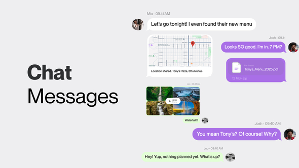 Photo of Chat Messages | Animated Messaging UI Template – Videohive 57991665