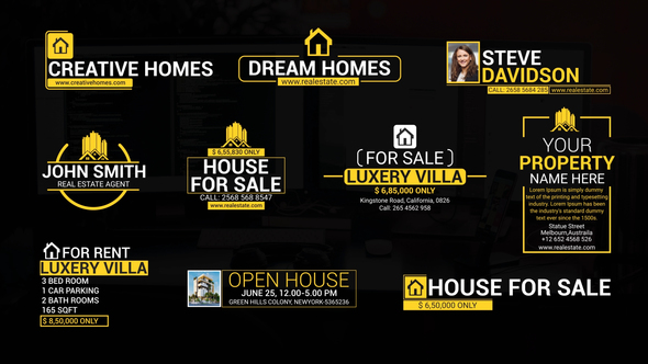 Photo of Clean Real Estate Lower Thirds – Videohive 58088333