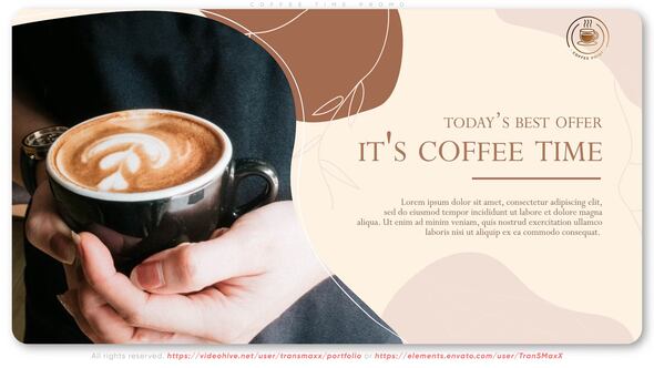 Photo of Coffee Time Promo – Videohive 48998266
