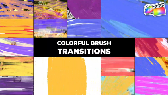 Photo of Colorful Brush Transitions | FCPX – Videohive 58087971