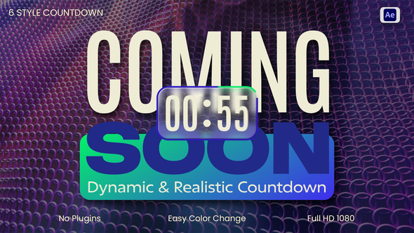 Photo of Coming Soon Countdown Timer – Videohive 57989060
