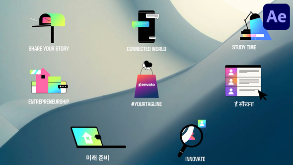 Photo of Comments And Search Gradient Icons for After Effects – Videohive 57985604