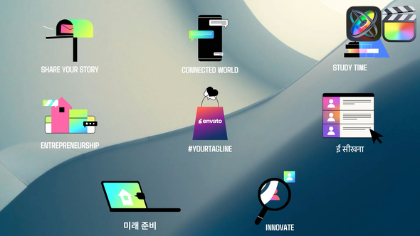Photo of Comments And Search Gradient Icons for FCPX – Videohive 58160237