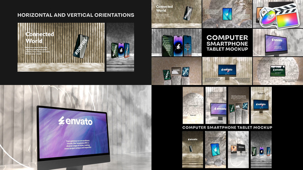 Photo of Computer Smartphone Tablet Mockup for FCPX – Videohive 58151471