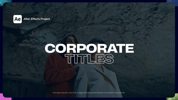 Photo of Corporate Titles for After Effects – Videohive 58052475