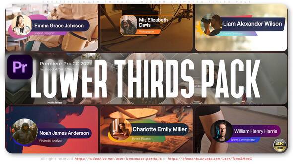 Photo of Creative Lower Thirds – Modern Animated Titles Pack – Videohive 58088541