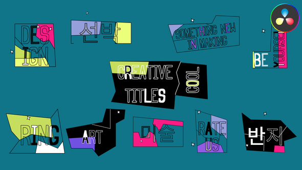 Photo of Creative Shape Titles | DaVinci Resolve – Videohive 57972509