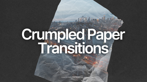 Photo of Crumpled Paper Transitions – Videohive 58259249
