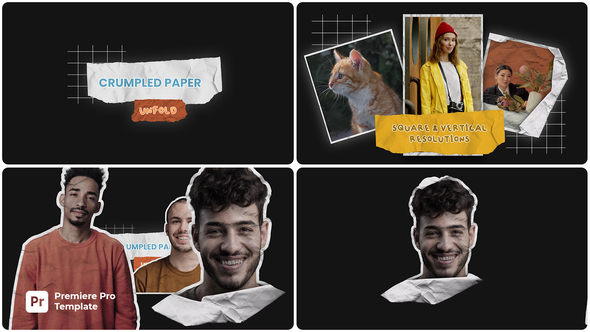 Photo of Crumpled Paper Unfold PP – Videohive 58200752