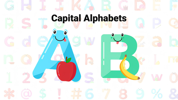 Photo of Cute Alphabets and Numbers – Videohive 57995435