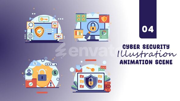 Photo of Cyber Security Animation Scene Pack – Videohive 55406438
