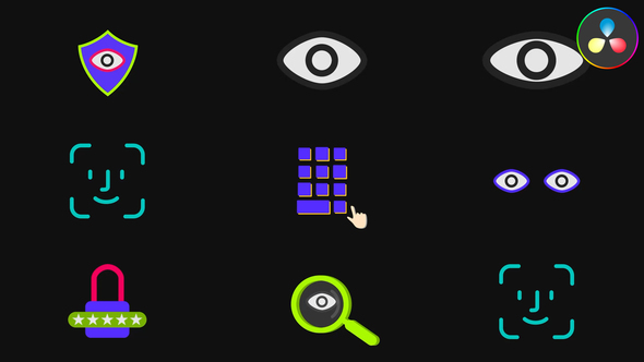 Photo of Cyber Security Icons for DaVinci Resolve – Videohive 58051362