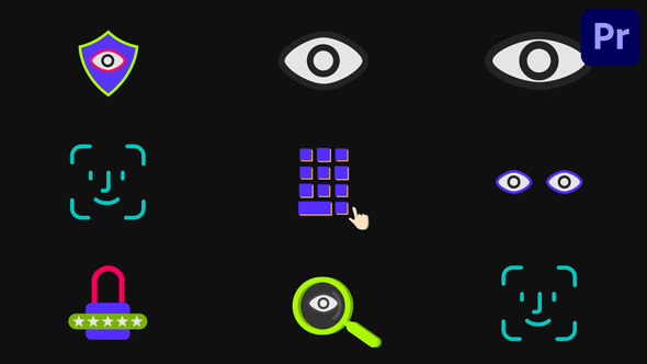 Photo of Cyber Security Icons for Premiere Pro – Videohive 57912137