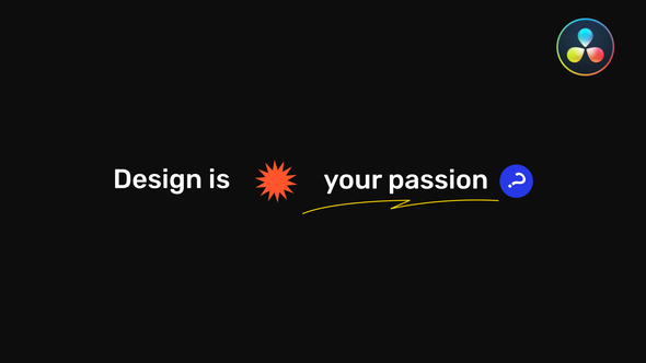 Photo of Design Agency Intro for DaVinci Resolve – Videohive 58097294