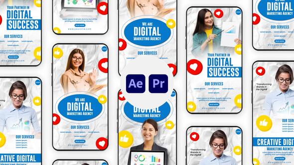 Photo of Digital Marketing Agency Instagram Story – Videohive 58069818