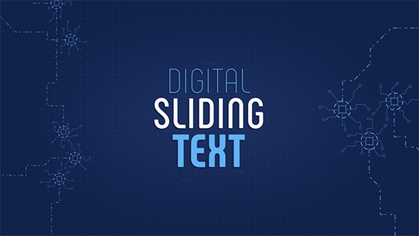 Photo of Digital Sliding Text – Videohive 21468107