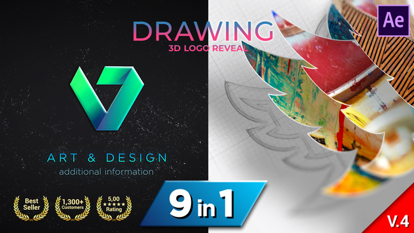 Photo of Drawing 3D Logo Reveal – Videohive 24094750