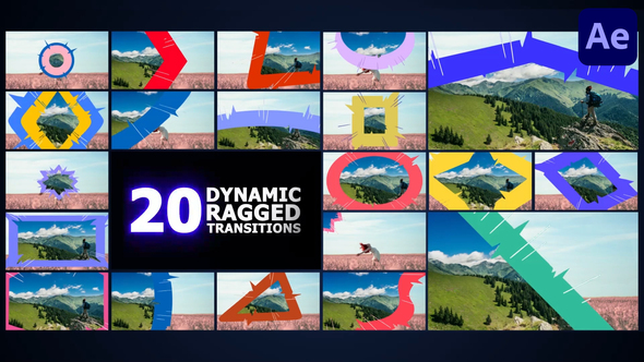Photo of Dynamic Ragged Transitions for After Effects – Videohive 57986538