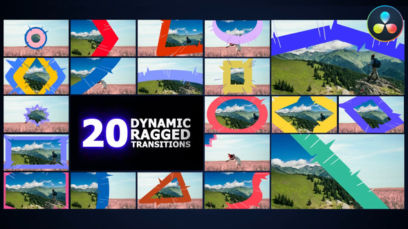 Photo of Dynamic Ragged Transitions for DaVinci Resolve – Videohive 58140042