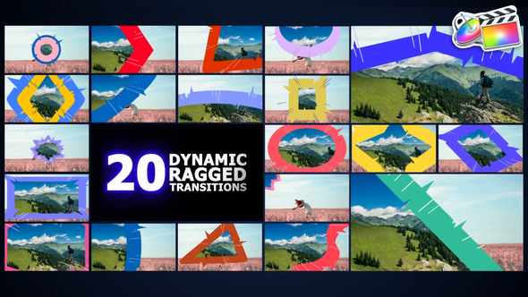 Photo of Dynamic Ragged Transitions for FCPX – Videohive 58087959
