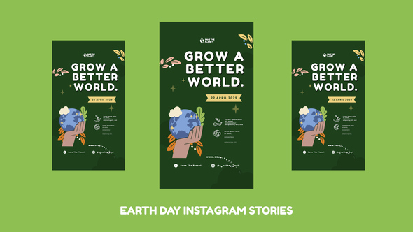 Photo of Earth Day Instagram Stories – Videohive 57130684