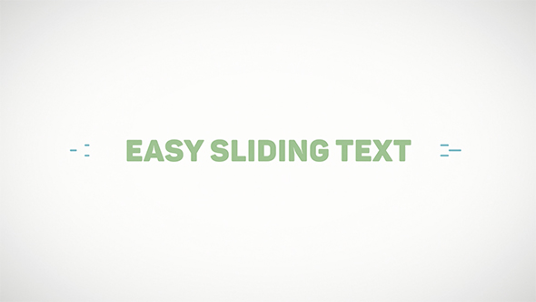 Photo of Easy Sliding Text – Videohive 20526604