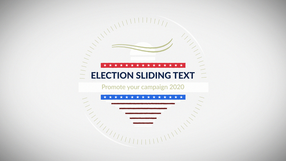 Photo of Election Sliding Text – Videohive 24692101