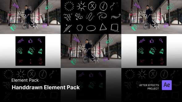 Photo of Element Pack – Handdrawn Element Pack After Effects Template – Videohive 57909527
