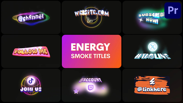 Photo of Energy Smoke Titles | Premiere Pro MOGRT – Videohive 58257104