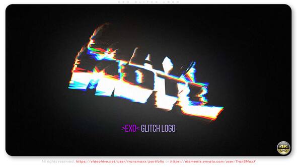 Photo of Exo Glitch Logo – Videohive 57972441