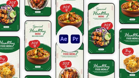 Photo of Food Instagram Story – Videohive 58222623