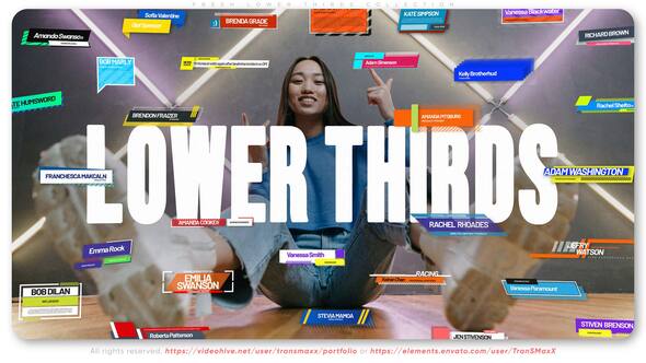 Photo of Fresh Lower Thirds Collection – Videohive 58154126
