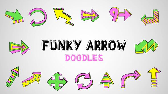 Photo of Funky Arrow Doodles – Videohive 58224353