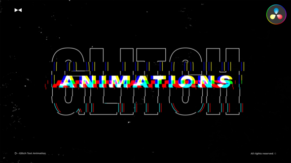 Photo of Glitch Text Animation  DR – Videohive 57990118