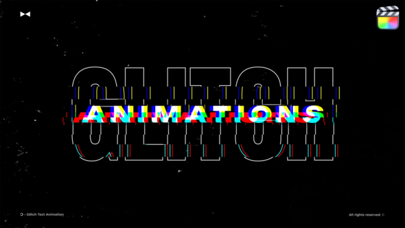 Photo of Glitch Text Animation  FCPX – Videohive 58053442
