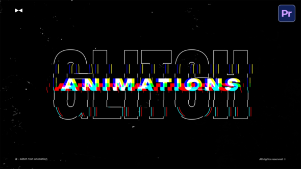 Photo of Glitch Text Animation  PP – Videohive 58007879