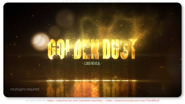 Photo of Golden Dust Logo Reveal – Videohive 58070305