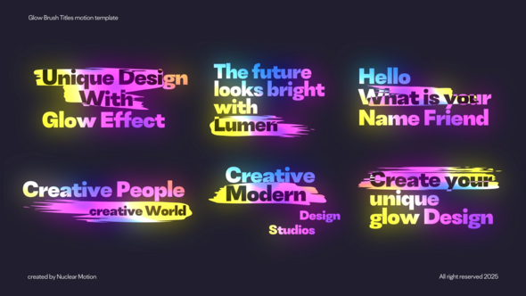 Photo of Gradient Brush Titles – Videohive 58164978