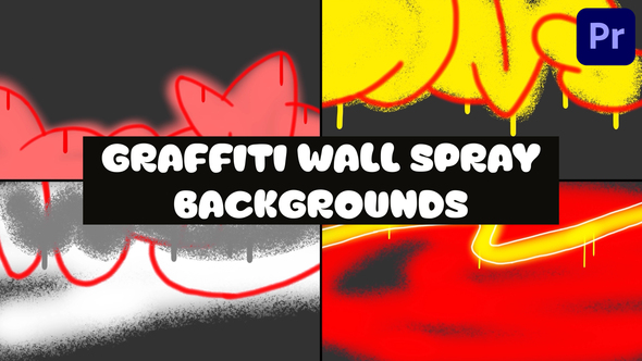 Photo of Graffiti Wall Spray Backgrounds | Premiere Pro MOGRT – Videohive 57909347