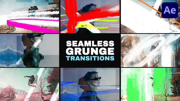 Photo of Grunge Glitch Seamless Transitions | After Effects – Videohive 57986302