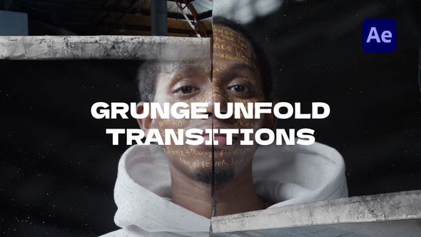 Photo of Grunge Unfold Transitions – Videohive 58260488
