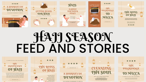 Photo of Hajj Season Feed and Stories Instagram – Videohive 57910675