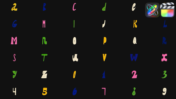 Photo of Hand Drawn Doodles Alphabet for FCPX – Videohive 57877426