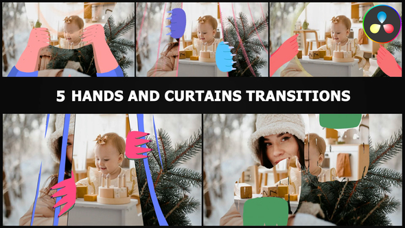 Photo of Hands And Curtain Backgrounds And Transitions | DaVinci Resolve – Videohive 57922145