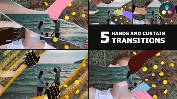 Photo of Hands And Curtain Backgrounds And Transitions | DaVinci Resolve – Videohive 57922453